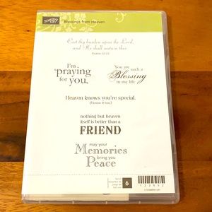 Stampin’ Up! Clear-Mount stamp set + mount block
